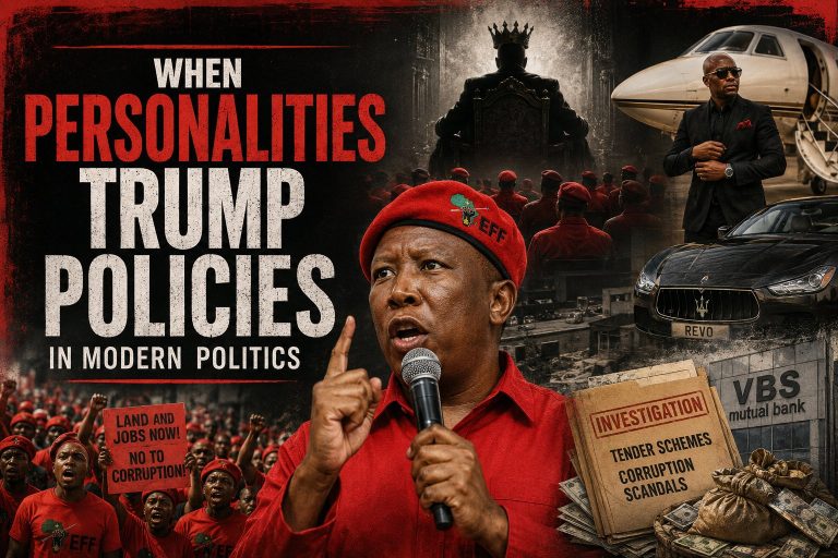 When Personalities Trump Policies in Modern Politics (by Kenneth Kgwadi, published on News24, 29 March 2026)