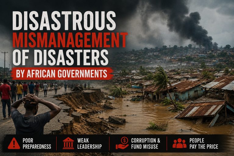 Disastrous Mismanagement of Disasters by African Governments (published by Kenneth Kgwadi in The Daily Friend, 10 February 2026)