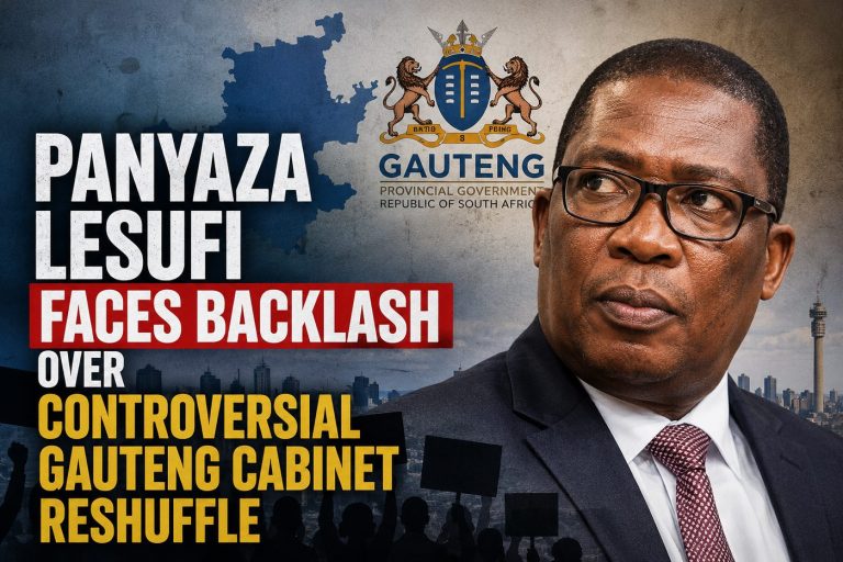 Panyaza Lesufi faces backlash over controversial Gauteng cabinet reshuffle (by Masabata Mkwananzi, published in The Star 7 April 2026)