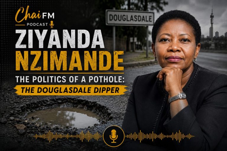 Audio – The Politics of a Pothole “The Douglasdale Dipper” (Ziyanda Nzimande on ChaiFM, 1 April 2026)