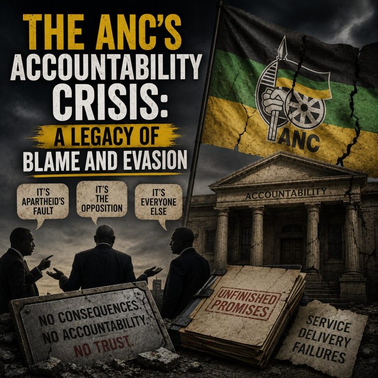The ANC’s accountability crisis: a legacy of blame and evasion (by Kenneth Kgwadi, published in The Star, 12 July 2026)