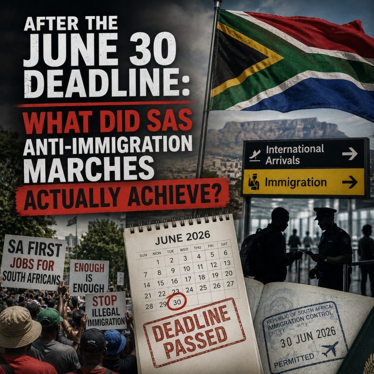 After the June 30 deadline: What did SA’s anti-immigration marches actually achieve?(by Thando Nzimande, published in The Daily Maverick, 10 July 2026)