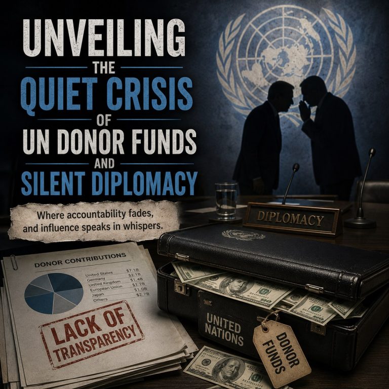 Unveiling the quiet crisis of UN donor funds and silent diplomacy (by Dr Peter Wandwasi, published in The Star, 7 July 2026)